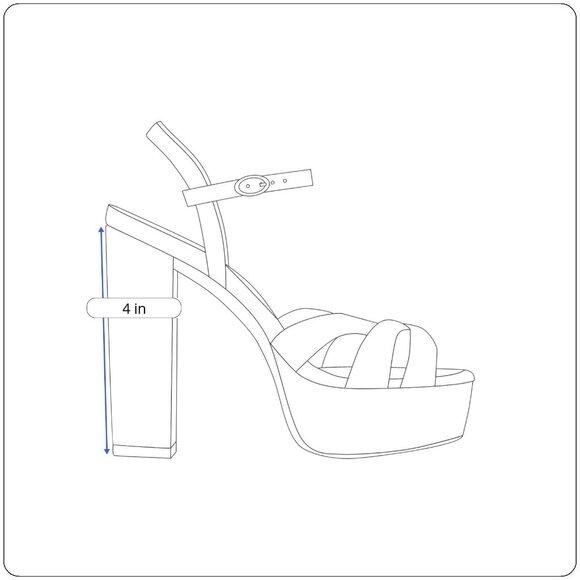 Naturalizer Gold Snake Skin Mallory Ankle Strap Platform Heel Sz 8W - New - Picture 12 of 12